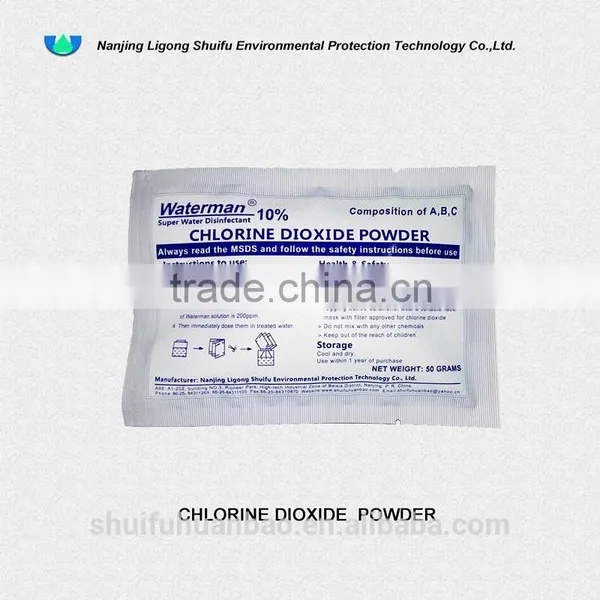 High-purity Chlorine Dioxide Used in Water Treatment