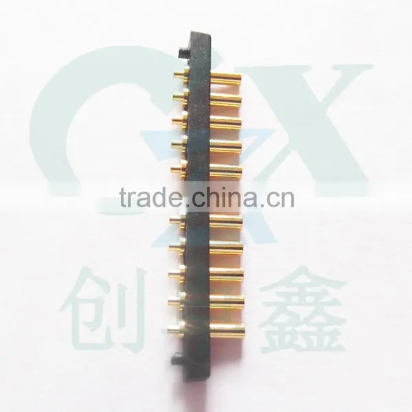 Female Gender Connector 11pin Connector Brass Pogo Pin Connector