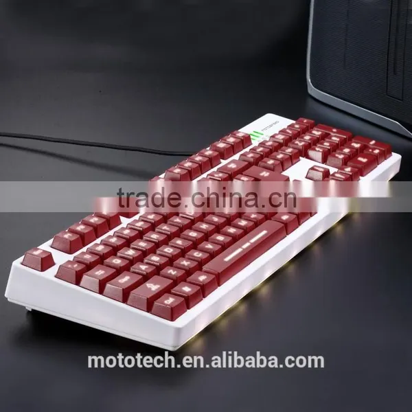 USB Port Hign-cap 104keys Standard Mechanical Feeling Laser Gaming Keyboard With Backlight Design Factory Supply photo-3