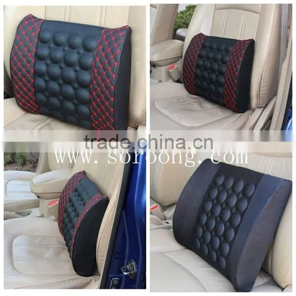 Memory foam massage lumbar car support cushion, traval car cushion