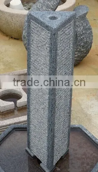 Triangular prism water fountainn