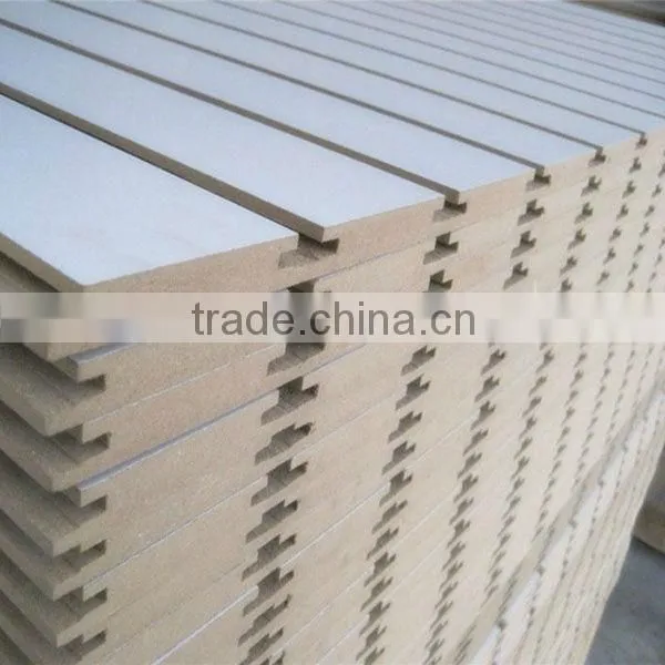 White Color Melamine Paper of Slotted Board photo-3