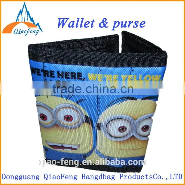 Factory Sale Cute Custom Three Folding Kids Wallet/Children Wallet/Children Purse/kids photo-2