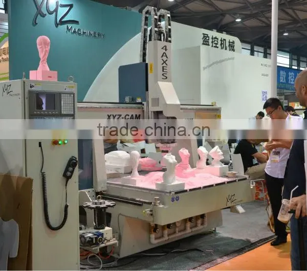 3D Works 4 Axis Single Table Gantry Moving CNC Router Machining Center XYZ-CAM P4-1530 photo-2