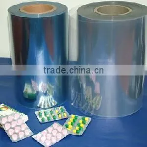 Russia Hot Sale Rigid Clear Pharma PVC Film In Rolls For Blister Pack photo-3