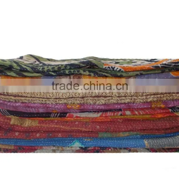 Vintage Kantha Quilt Reversible Quilt Handmade Kantha Quilt Kantha Stitched Throw Quilt Kantha Quilt Wholesale