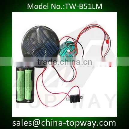 Solar Rechargeable Battery Module for Advertising Purpose
