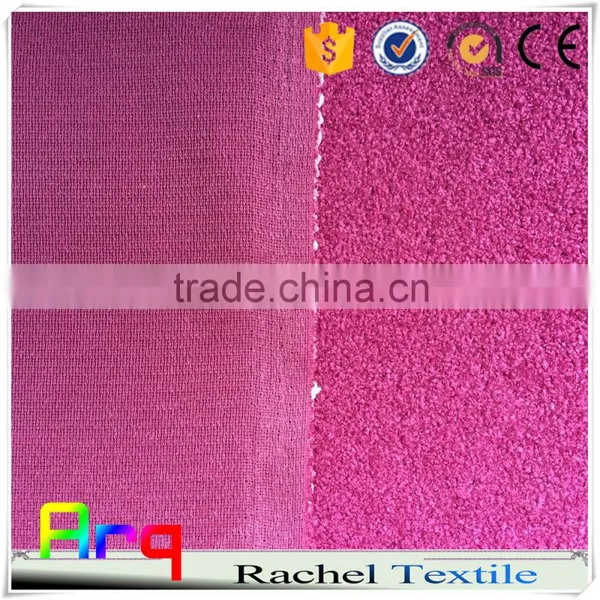 100% Polyester Jacquard Towel Look Sofa Fabric With Various Square Pattern Design and Color European Style Sofa photo-4