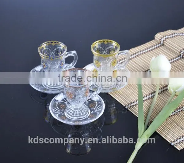 6PCS Set Glass Tea Mug With Holder photo-3