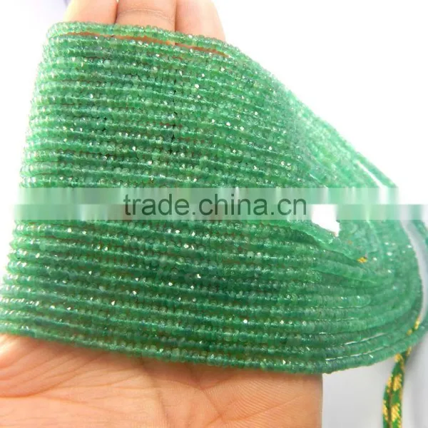 Beautiful Multi Strand Topa Quality Emerald Beads Neacklacer Antique Look 13 Strand Necklace photo-6