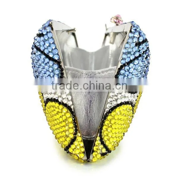Beautiful Multi Flower Shape Rhinstone Women Bag Evening Clutch Bag Party Bag (B1008-BC2)) photo-4
