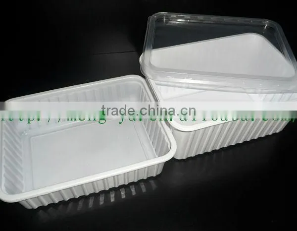 Disposable PP Plastic Meal Box With Lid