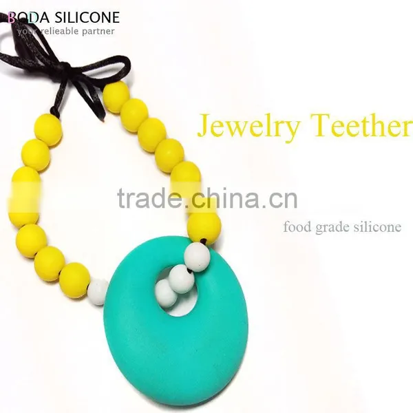 Teething Jewelry Canadafor Feeding Silicone Necklace photo-4