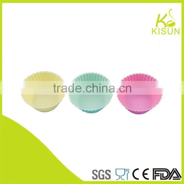 Food Grade Soft Silicone Egg Tart Cupcake Mould photo-3