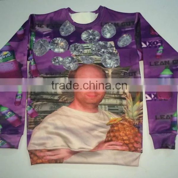 All Over 3D Printing Fashion Sweatshirts Sweater photo-2