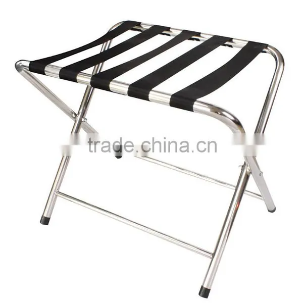 2016 Good Quality Stainless Steel Brushed Luggage Rack for Hotel photo-4