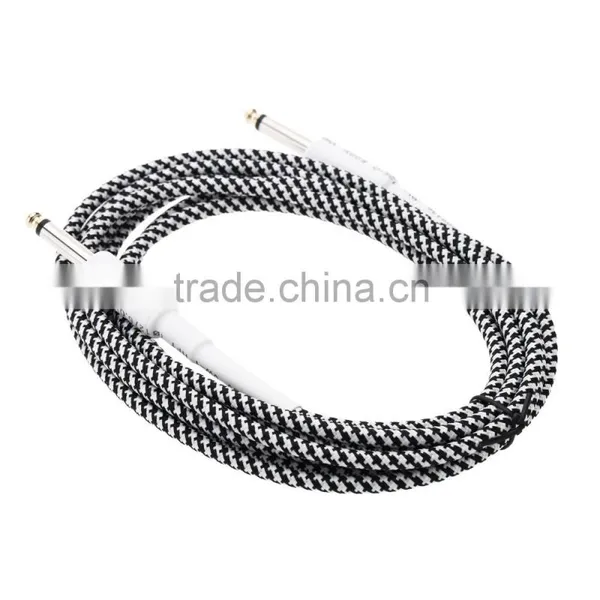 6.6ft / 2m 6.35mm Mono Male to 6.35mm Mono Male Cable Wire Cord for Guitar Bass Instrument photo-5