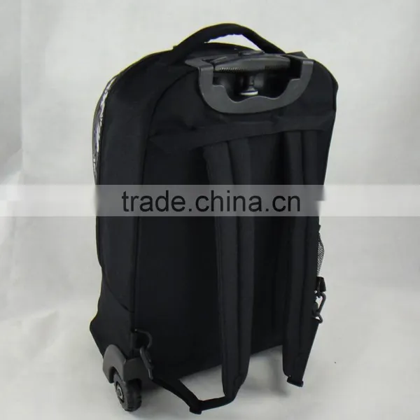 Produce Polyester Trolley Backpack With Wheels photo-5