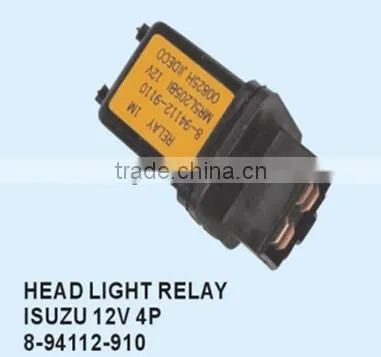 Head Light Relay FOR ISUZU 12V 4P