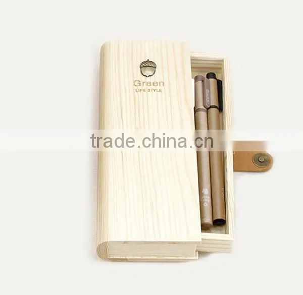 Drawer Design Wooden Pencil Case Wooden Pen Box Wooden Pencil Box