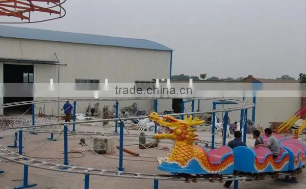 Outdoor Children Roller Coaster Game Electric Kids Train Slide Dragon Playground Rides photo-6