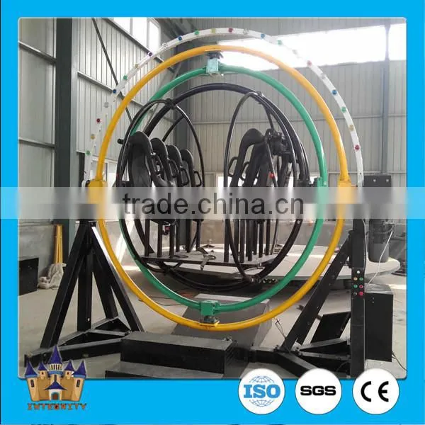 2016 New Family Rides Outdoor Human Gyroscope for Sale Human Gyroscope Space Ball for Sale photo-2
