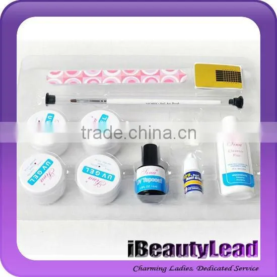 2015 UV Gels Kit Professional Manicure Kit