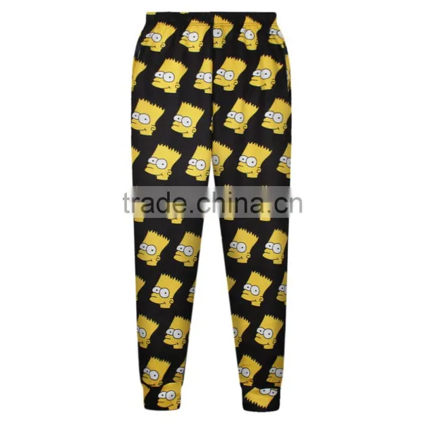 Hot Sale Plus Size Women Sweatpants 3D Print Cartoon Pants N18-11 photo-2