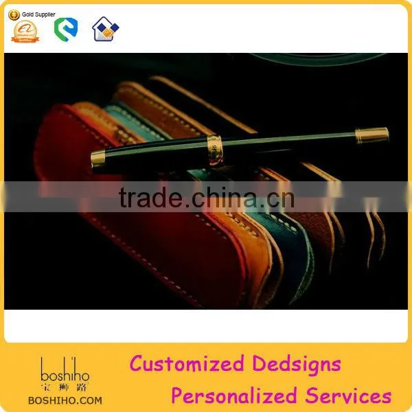 Classic Handmade Leather Pen Holder for Gift