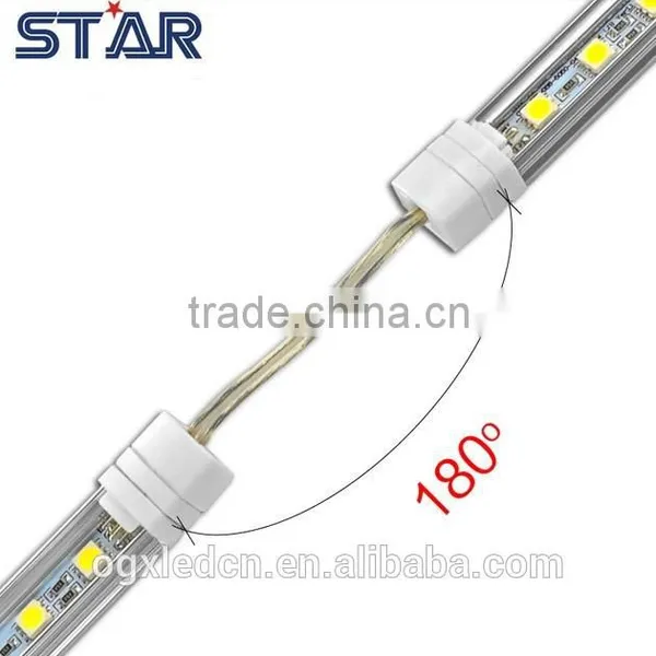 Blister Plastic Packing 5050 12V 72led/m 16W 30cm Programmable Led Profile Frosted Cover Rigid Strip Light photo-4