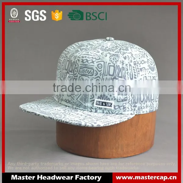 Custom Cheap Flat Brim Cap