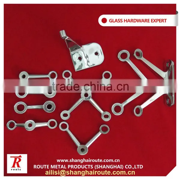 Mirror Polish SUS 316 Two Spider Claws Curtain Wall Accessory,Glass Spider photo-6