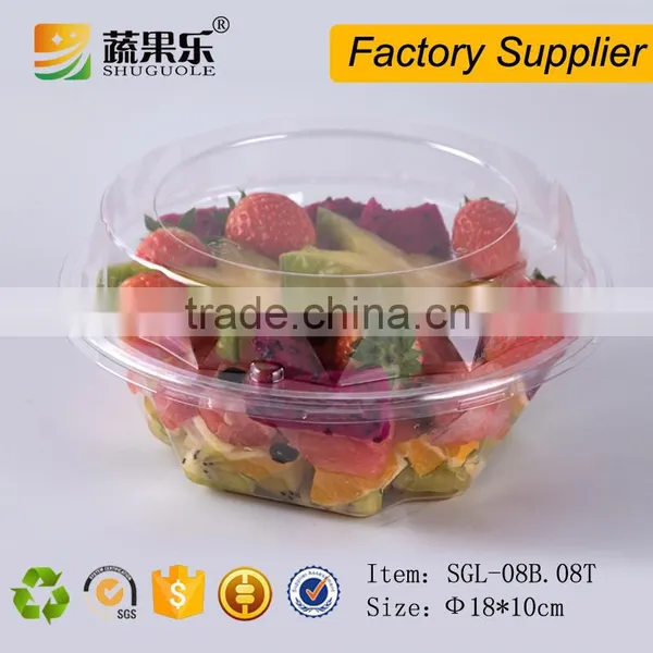Disposable Plastic Transparent Deli Container Clear Food Grade Salad Box photo-3