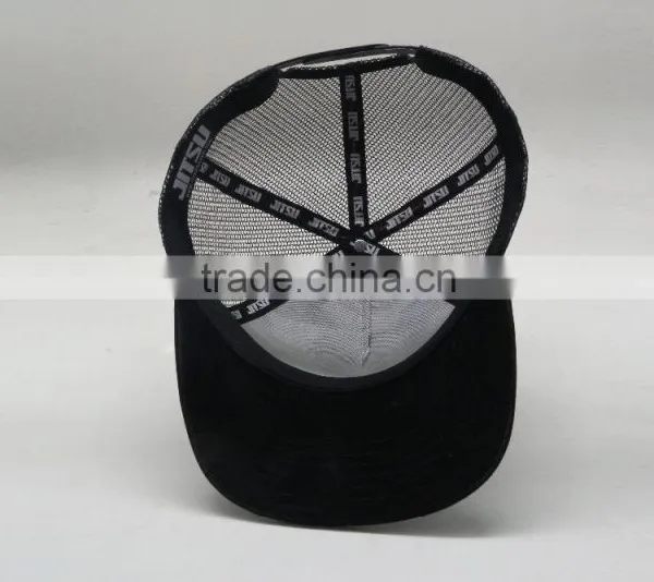 Wholesale Flat Bill Snapback Mesh Trucker Hat Custom photo-6
