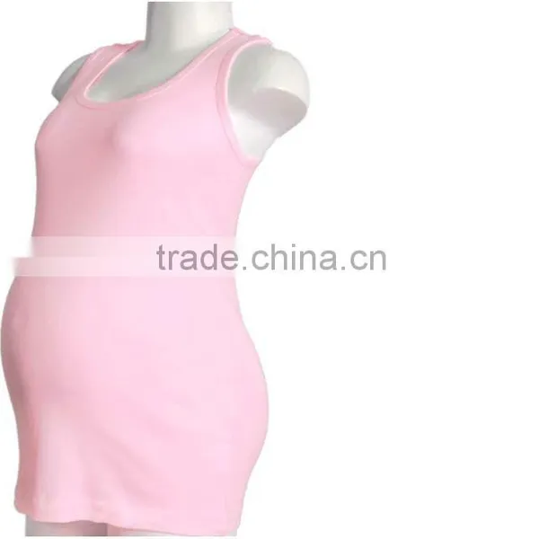 2016 New Plus Size Maternity Cotton Camisole Top for Pregnant Woman photo-6