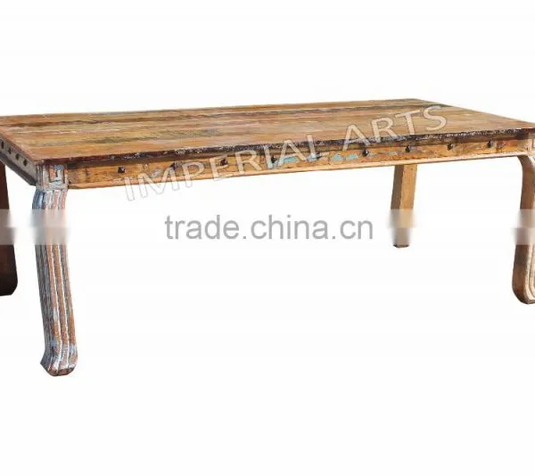 Antique Recycled Wood Dining Table