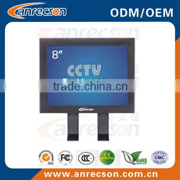 8 inch cctv monitor with bnc input
