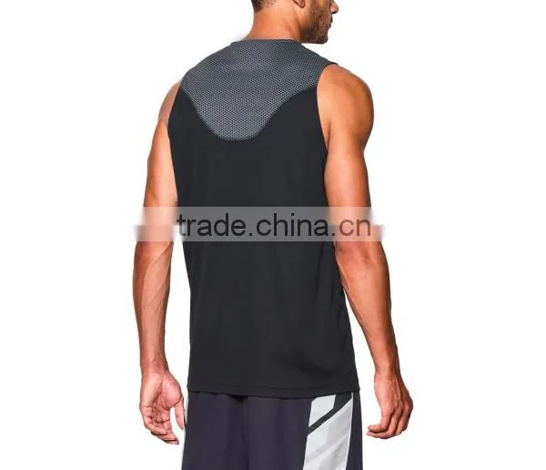 2016 New Style Custom Stringer Gear Gym Vests for Man photo-3