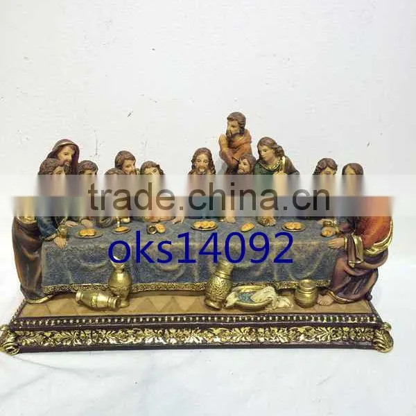 Poly Resin Last Supper Religious Figurines / Statues/ Home Craft/Figurine photo-2