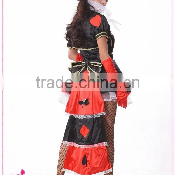 Wholesale Sexy Red Queen Cosplay Costume Sexy Halloween Costumes Queen of Hearts Costume photo-6