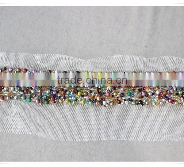2016 New Arrival Handmade Mutilcolor Pearl Beads Trimming for Casual Garments Decoration photo-4