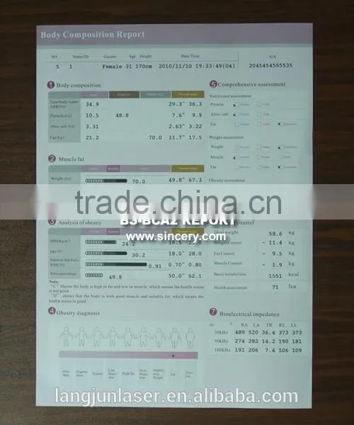 Body Composition Analyzer in Other Beauty Equipment BS-BCA2 photo-3