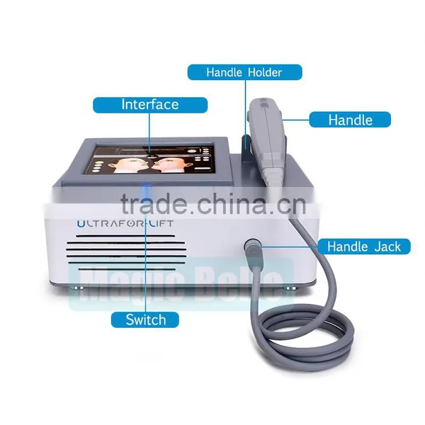 8MHz Hot New Product Hifu Portable Hifu Machine 300W Korea Hifu Face Lift Machine With CE 7MHZ photo-2