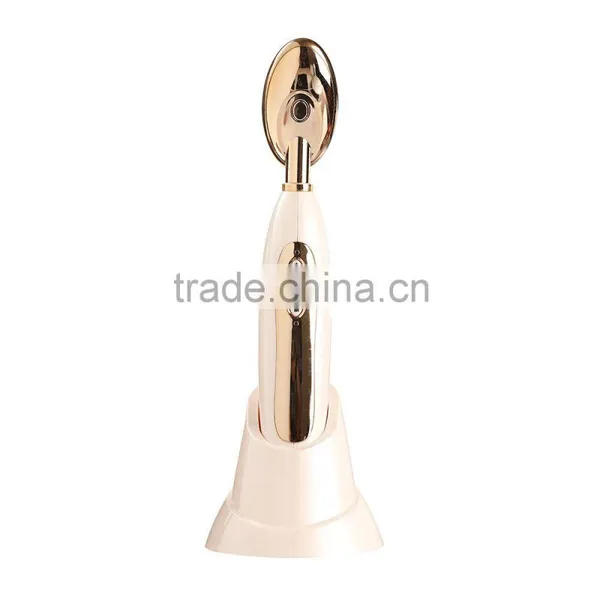 Portable Electrical RF Face Lifting Face Slimming Device With 24k Gold Electroplated Head photo-2