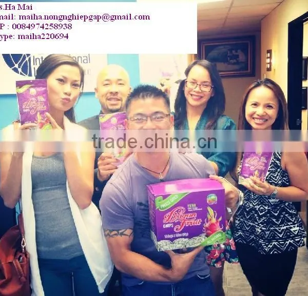 Freeze Dried Dragon Fruit Chips Vietnam With Sugar Free photo-4