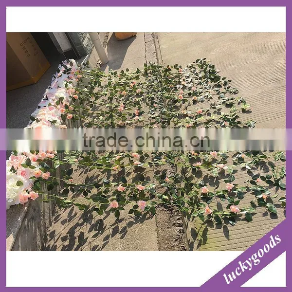 Luxury 2m Handmade Coral and White Hanging Decorative Flower Arranging photo-2