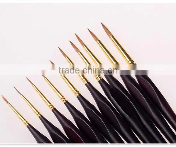Professional Weasel Material Artist Paint Brush Set photo-2