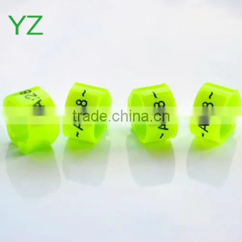 Poultry Numeric Rings Birds Rings Plastic Pigeon Rings 8mm Indiam