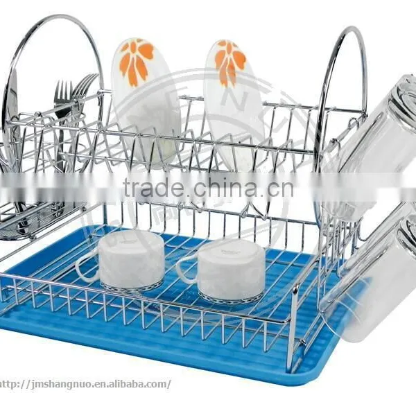 2016 Hot Sale Stainless Steel Double Tier Dish Rack photo-5