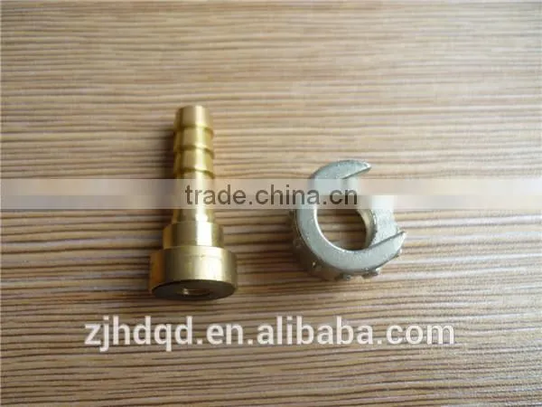 Brass Straight Hose Barb Fitting With Cap photo-3